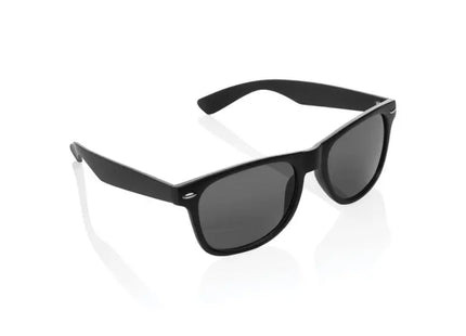 Nachhaltige Sonnenbrille aus GRS Recyceltem Kunststoff, Schwarz TK Gruppe® Grosshandel 