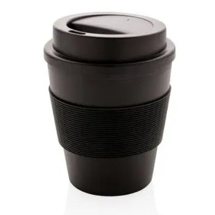 Nachhaltiger 350ml Kaffeebecher – Klassisch Schwarz TK Gruppe® Grosshandel 