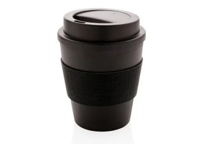 Nachhaltiger 350ml Kaffeebecher – Klassisch Schwarz TK Gruppe® Grosshandel 