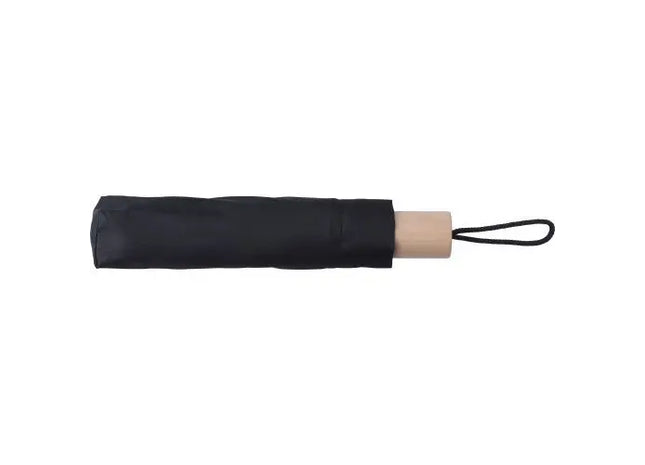 Nachhaltiger Brooklyn Regenschirm aus Schwarzem rPET 190T - Robust TK Gruppe® Grosshandel 