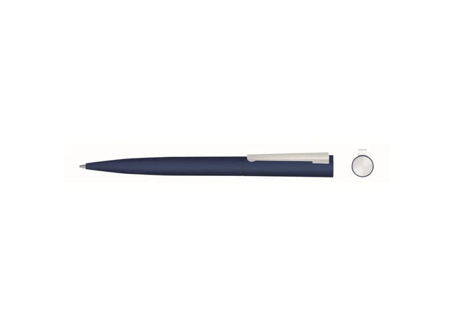 Nachhaltiger Brush Gum Drehkugelschreiber - nachfüllbarer, ergonomischer Tintenroller - dunkelblau TK Gruppe® Grosshandel 