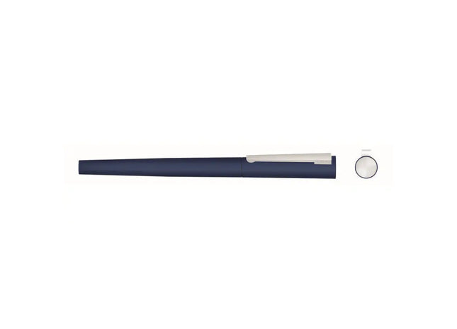 Nachhaltiger Brush R Gum Tintenroller - nachfüllbarer, ergonomischer Gelstift - dunkelblau TK Gruppe® Grosshandel 