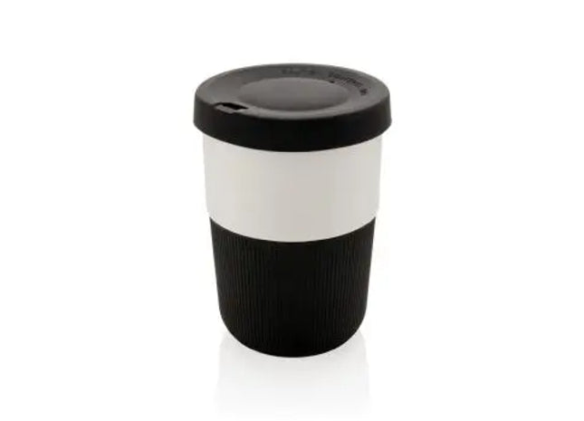 Nachhaltiger PLA Coffee-To-Go Becher 380ml – Tiefschwarz TK Gruppe® Grosshandel 