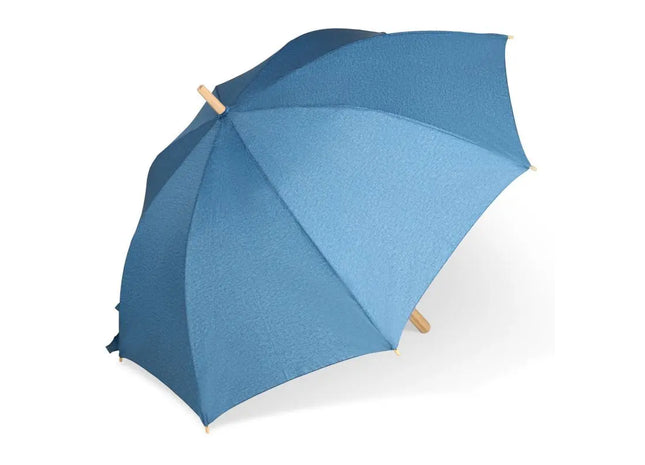 Nachhaltiger R-PET-Stockschirm mit Automatiköffnung - Dunkelblau Stilvoll & Umweltfreundlich Premium-Regenschutz TK Gruppe® Grosshandel 