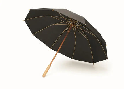 Nachhaltiger RPET-Bambus-Regenschirm TUTENDO 23,5 Zoll - Umweltfreundlich & Elegant TK Gruppe® Grosshandel 