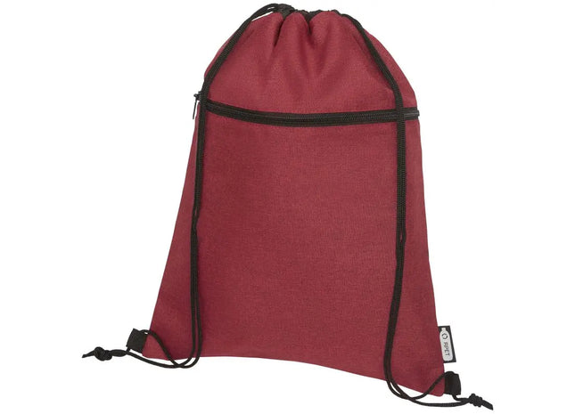 Nachhaltiger Sportbeutel aus recyceltem PET (RPET) - Heather Dunkelrot, 5L Kapazität TK Gruppe® Grosshandel 