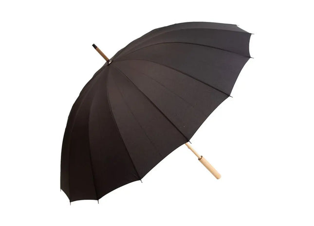 Nachhaltiger Takeboo RPET Schirm - Schwarz, Windfest & Umweltfreundlich TK Gruppe® Grosshandel 