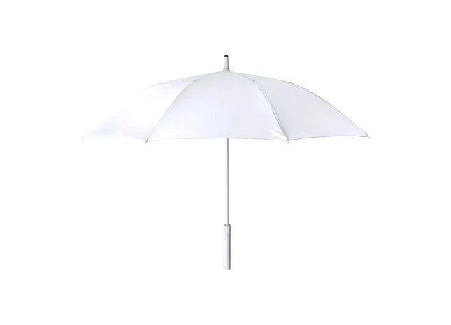 Nachhaltiger Wolver RPET Regenschirm - Weiß, Windfest & Umweltfreundlich TK Gruppe® Grosshandel 