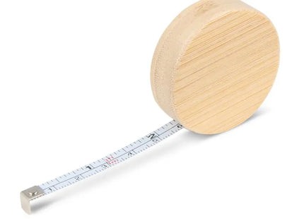 Nachhaltiges 1m Bambus-Maßband – natürlich und umweltfreundlich, für präzise Messungen TK Gruppe® Grosshandel 