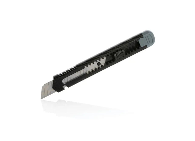 Nachhaltiges Nachfüllbares Abbrechmesser aus recyceltem RCS Kunststoff - Grau TK Gruppe® Grosshandel 