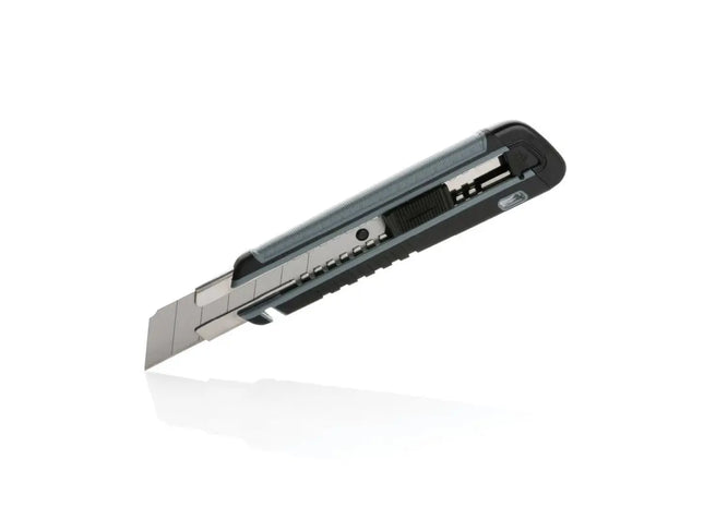 Nachhaltiges Nachfüllbares RCS Abbrechmesser mit Soft-Grip - Grau TK Gruppe® Grosshandel 