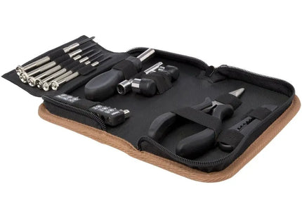 Nachhaltiges Spike 24-teiliges Werkzeugset aus recyceltem RCS Kunststoff mit Korketui - umweltfreundlich TK Gruppe® Grosshandel 