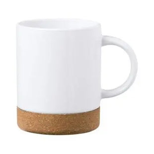 Nala Keramiktasse 350 ml in Schlichtem Weiß – Perfekt für jeden Kaffeeliebhaber TK Gruppe® Grosshandel 