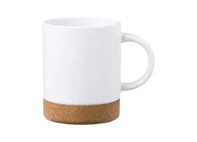Nala Keramiktasse 350 ml in Schlichtem Weiß – Perfekt für jeden Kaffeeliebhaber TK Gruppe® Grosshandel 