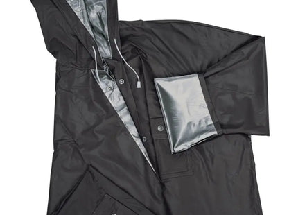 Nanterre Wenderegenjacke in Schwarz-Silber - Flexibler Stil bei jedem Wetter TK Gruppe® Grosshandel 