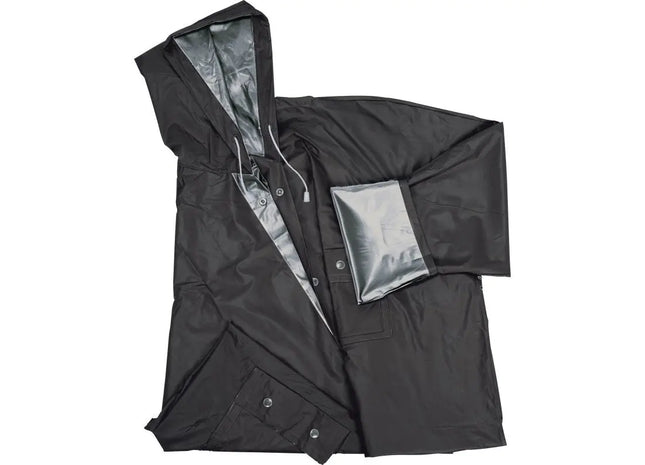 Nanterre Wenderegenjacke in Schwarz-Silber - Flexibler Stil bei jedem Wetter TK Gruppe® Grosshandel 
