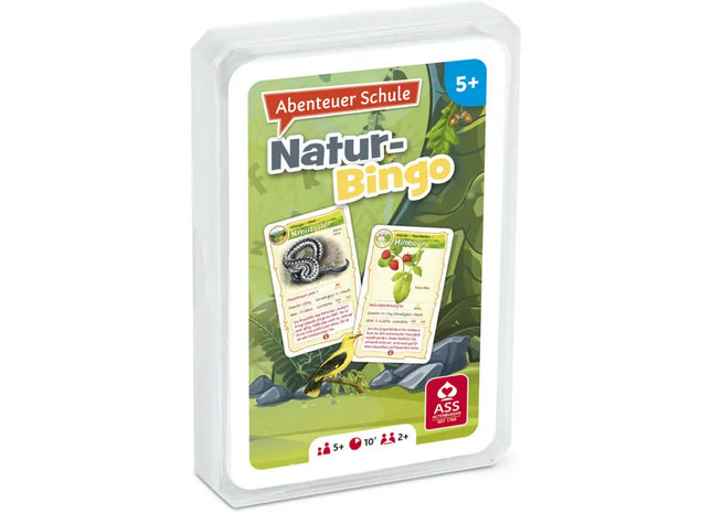 Natur Bingo Lernspiel im Kunststoffetui - Entdecken und Lernen mit Spaß TK Gruppe® Grosshandel 