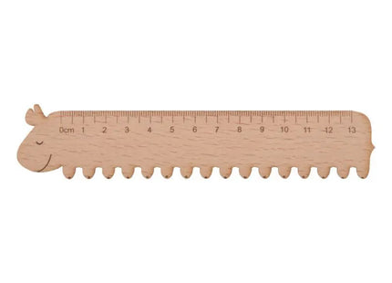 Natur Holzlineal Looney – Nachhaltiges und präzises Messwerkzeug TK Gruppe® Grosshandel 