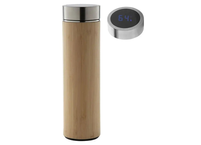 Natur Temboo 500ml Isolierflasche mit integriertem Thermometer TK Gruppe® Grosshandel 