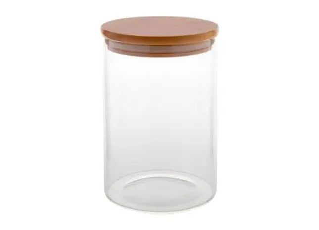 Momomi XL Einmachglas - Transparent/Natur: Luftdicht, stilvoll, langlebig, vielseitig, umweltfreundlich TK Gruppe® Grosshandel 