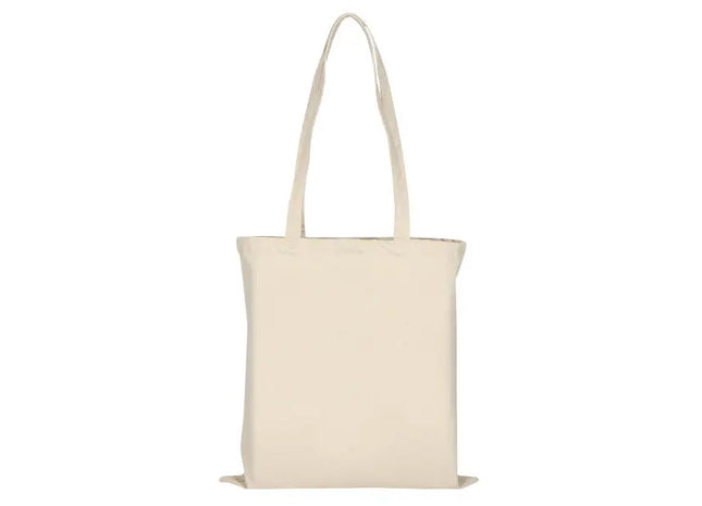 Naturfarbene Canvas-Tasche mit Zwei Langen Henkeln, Stilvoll & Langlebig TK Gruppe® Grosshandel 