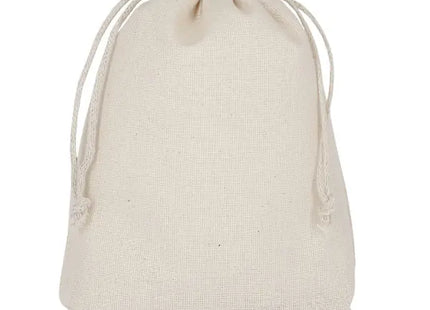 Naturfarbener Baumwoll-Zuziehbeutel, 15x20 cm, Praktisch & Vielseitig TK Gruppe® Grosshandel 