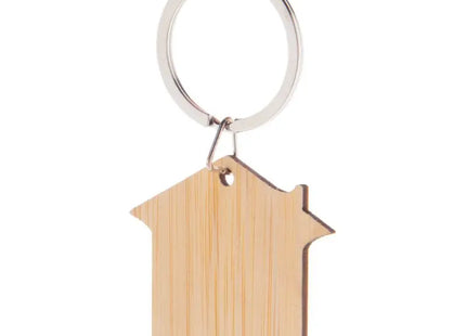 Naturfarbener Boohom Schlüsselanhänger - Öko-Chic Accessoire TK Gruppe® Grosshandel 
