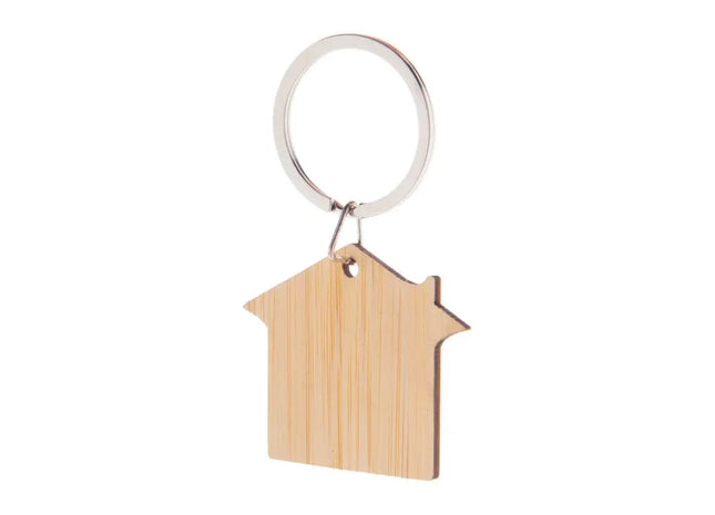 Naturfarbener Boohom Schlüsselanhänger - Öko-Chic Accessoire TK Gruppe® Grosshandel 
