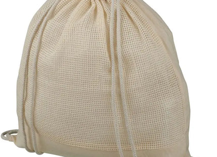 Naturfarbener Maine Baumwollrucksack mit Kordelzug, 5L TK Gruppe® Grosshandel 