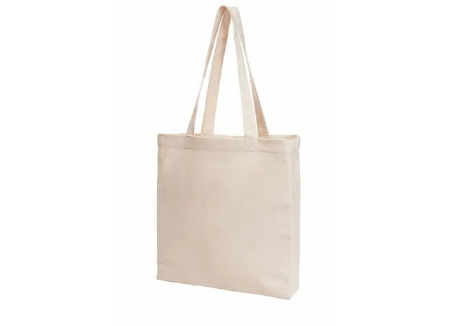 Naturfarbener Shopper ORGANIC - Umweltfreundliche Tragetasche aus Bio-Baumwolle, Robust und Stilvoll TK Gruppe® Grosshandel 