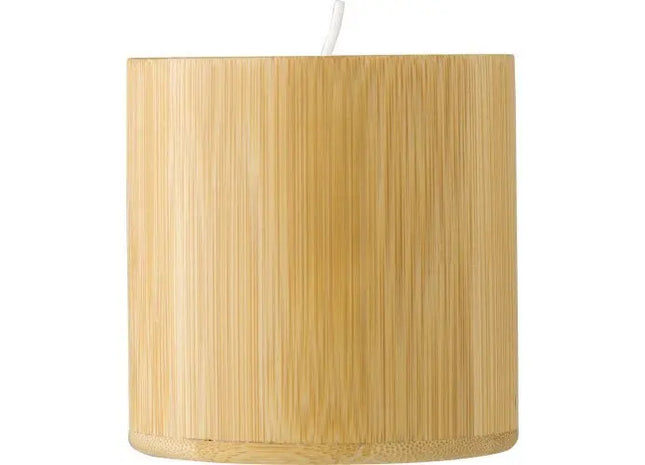 Natürliche Bambuskerze Eli - Warme Braun für ein gemütliches Ambiente TK Gruppe® Grosshandel 
