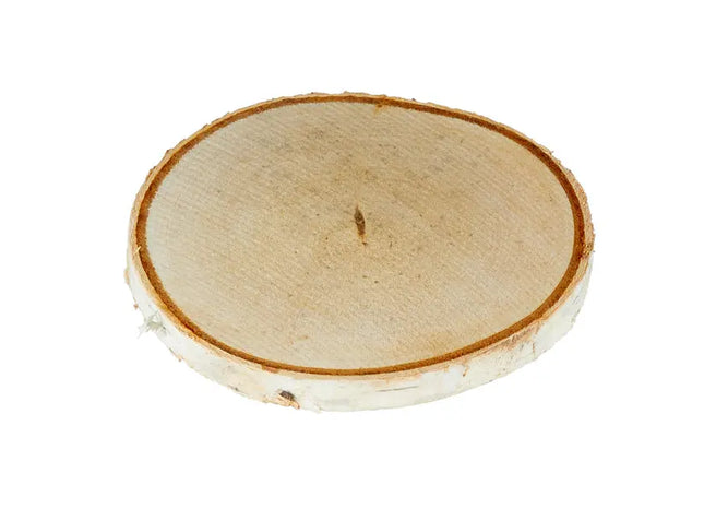 Natürliche Holzscheibe, klein, ca. 12 cm Durchmesser – Basteln und Dekoration TK Gruppe® Grosshandel 