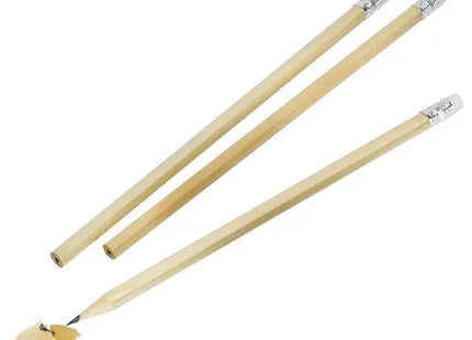 Natürlicher Beige Bleistift, Ungespitzt – Ideal für Kunst & Schreiben TK Gruppe® Grosshandel 