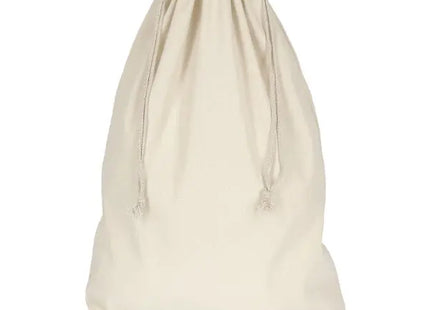 Natürlicher Zuziehbeutel aus Baumwolle, 50 x 75 cm – geräumig, robust, umweltfreundlich TK Gruppe® Grosshandel 