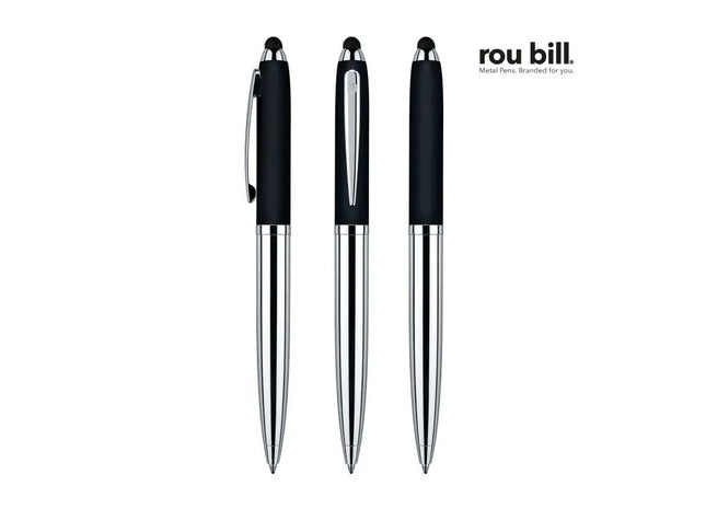 Nautic Touch Pad Pen Drehkugelschreiber in Schwarz - Funktional & Elegant TK Gruppe® Grosshandel 
