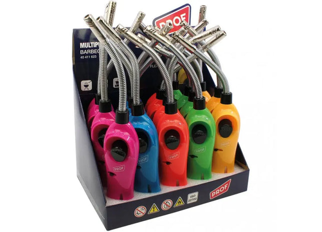 Flexible Gas Igniter, Silver/Neon Display TK Gruppe® Grosshandel 