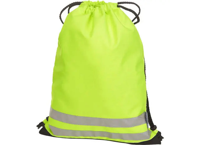 Neon Gelber Zugbeutel REFLEX - Auffälliger Sicherheitsbeutel für Outdoor-Aktivitäten TK Gruppe® Grosshandel 