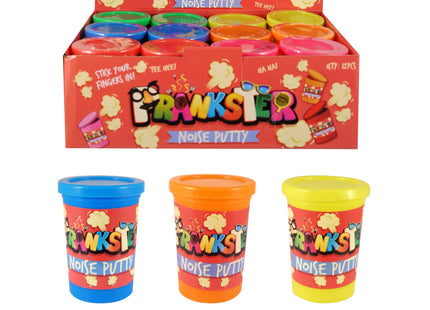 Neon Putty, 90 g geräuscherzeugender Schleim, verschiedene Farben, 7,5 cm x 5,5 cm – 6er-Pack TK Gruppe® Grosshandel 