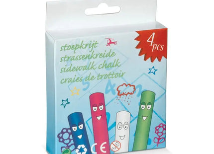 Neon Street Chalk - Bunte Kreide in lebendigen Neonfarben für lebhafte Straßenkunst und kreative Projekte TK Gruppe® Grosshandel 