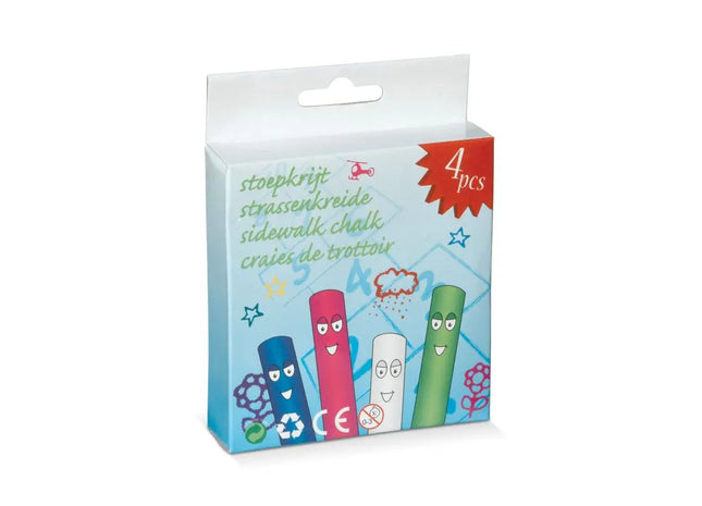 Neon Street Chalk - Bunte Kreide in lebendigen Neonfarben für lebhafte Straßenkunst und kreative Projekte TK Gruppe® Grosshandel 