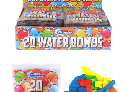 Neon-Wasserbomben-Set, verschiedene Farben, ideal für Sommerpartys und Wasserspiele TK Gruppe® Grosshandel 