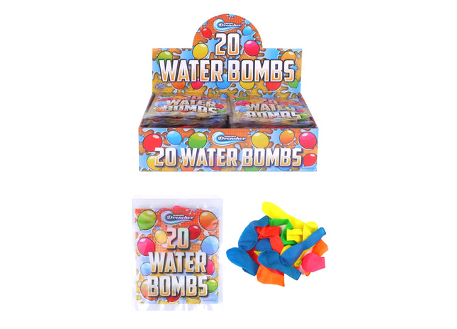 Neon-Wasserbomben-Set, verschiedene Farben, ideal für Sommerpartys und Wasserspiele TK Gruppe® Grosshandel 