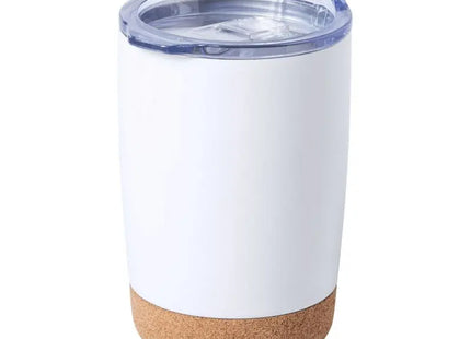 Nerux Thermobecher 380 ml in Weiß-Natur – Elegant für unterwegs TK Gruppe® Grosshandel 