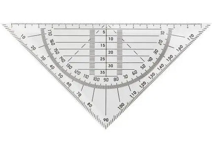 Neutrales Kunststoff-Geodreieck Jaden – Präzises Zeichengerät für vielseitigen Einsatz TK Gruppe® Grosshandel 