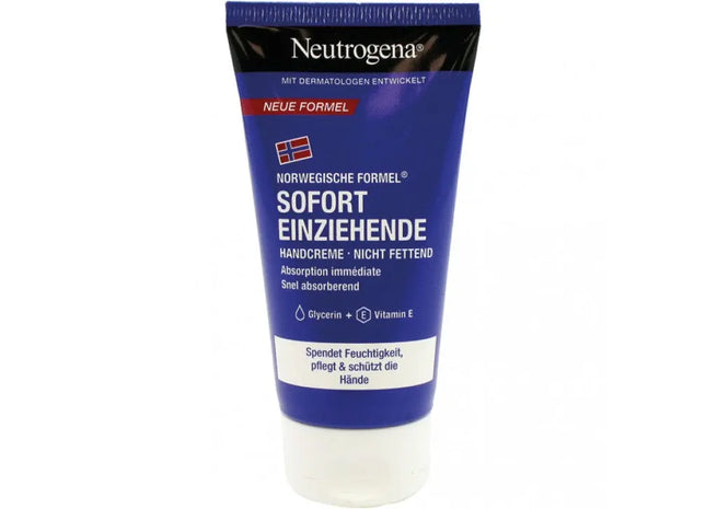 Neutrogena Schnelleinziehende Handcreme 75ml - Sofortige Feuchtigkeit TK Gruppe® Grosshandel 