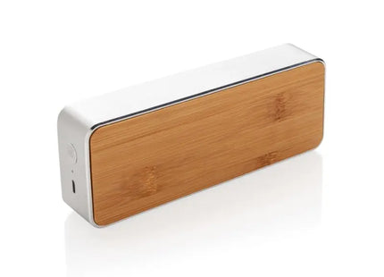 Nevada Bambus 3W Funk-Lautsprecher, Grau-Schwarz TK Gruppe® Grosshandel 