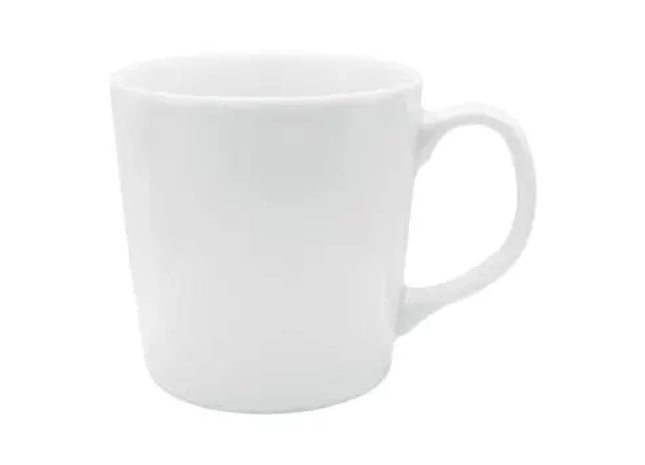 New York Großvolumiger Porzellanbecher, 450 ml – Klassisch Weiß TK Gruppe® Grosshandel 