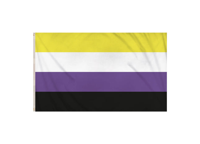 Nicht-Binäre Flagge, 5Ft X 3Ft - Große Pride-Flagge für den Außenbereich TK Gruppe® Grosshandel 