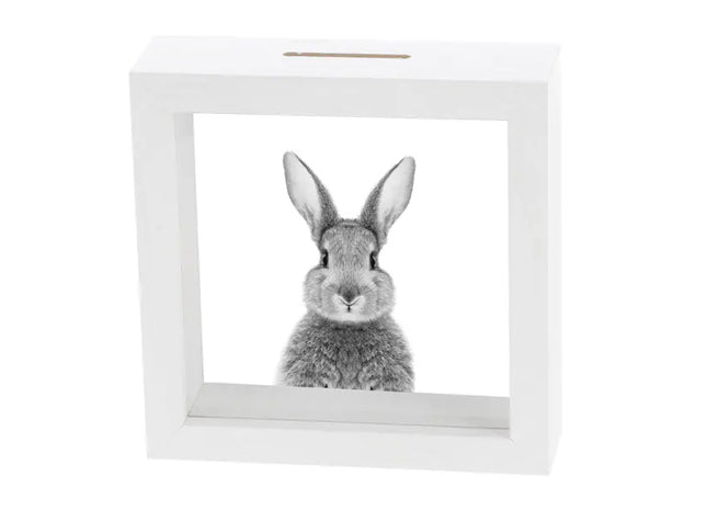 Niedliche Hasen-Spardose, ca. 13 cm - Ideal zum spielerischen Sparen TK Gruppe® Grosshandel 