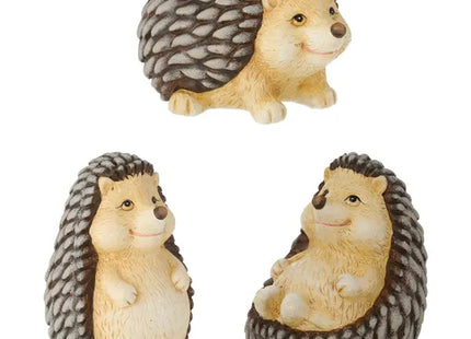 Niedliche Igel-Figuren - Set aus 3, je ca. 15cm Lang TK Gruppe® Grosshandel 